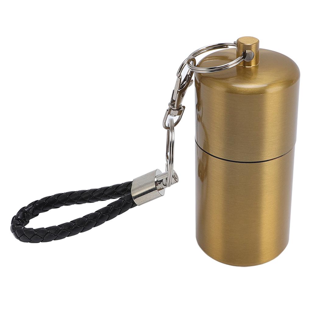 Metal Storage Bottle Water Proof Multifunctional Aluminum Storage Container for Outdoor Camping Tarvel