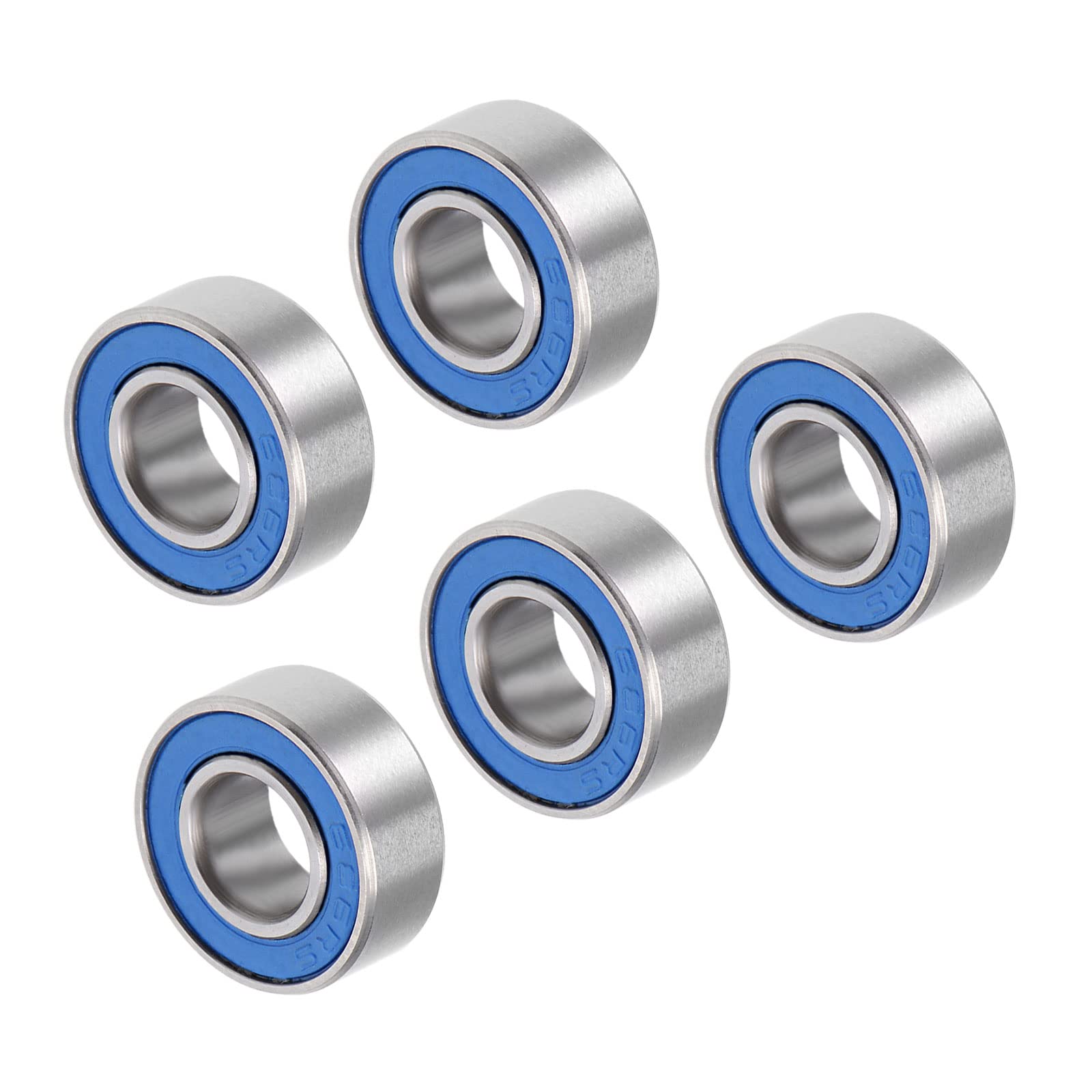 

Кулькопідшипники CoCud з глибокою канавкою 686-2RS Модель 6 мм Внутрішній діаметр 13 мм Зовнішній діаметр 5 мм срібний