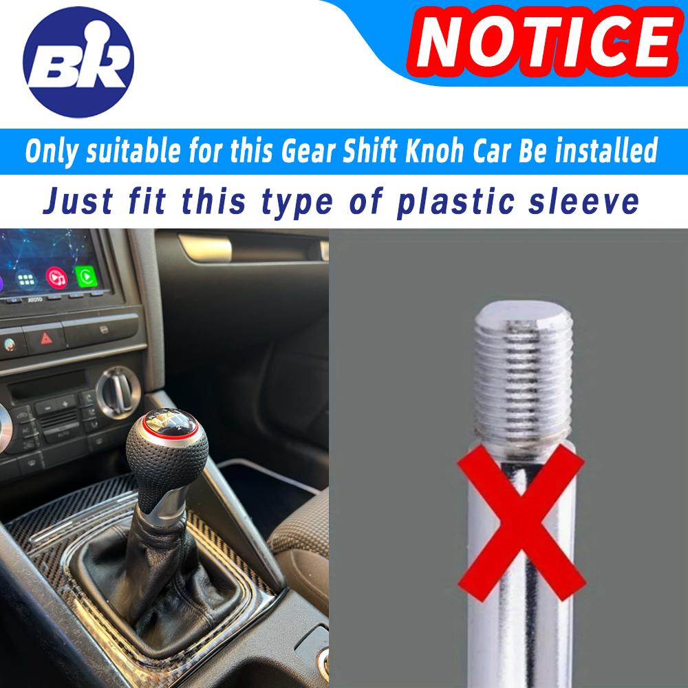 High-quality 5/6 Speed Car Accessories Gear Shift Knob Leather Manual Stick HandBall For VW Golf 5/6 MK5 MK6 Scirocco(2009)