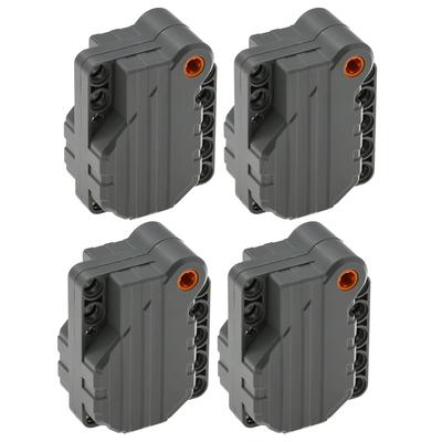 4pcsset Technical Parts Pullback Motor 6x5x3 Lego Building Blocks MOC Car Vehicle Project Inertia Motor Compatible with 12799 12787c01