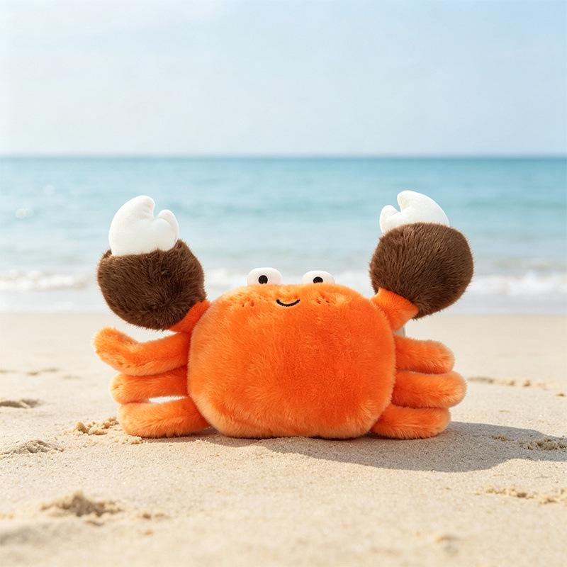 Cute Ocean Animal Plush Toy – Killer Whale & Crab Aquarium Souvenir
