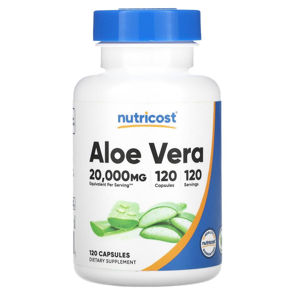 Aloe Vera, 20 000 mg, 120 kapslí
