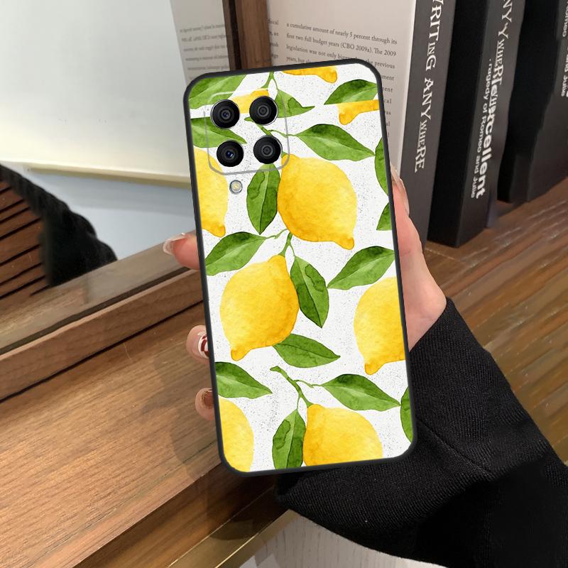 Lemon Fruit For Samsung Galaxy M13 M23 M33 M53 M21 M31 M51 M30s M20 M12 M32 M52 M14 M34 M54 Phone Case
