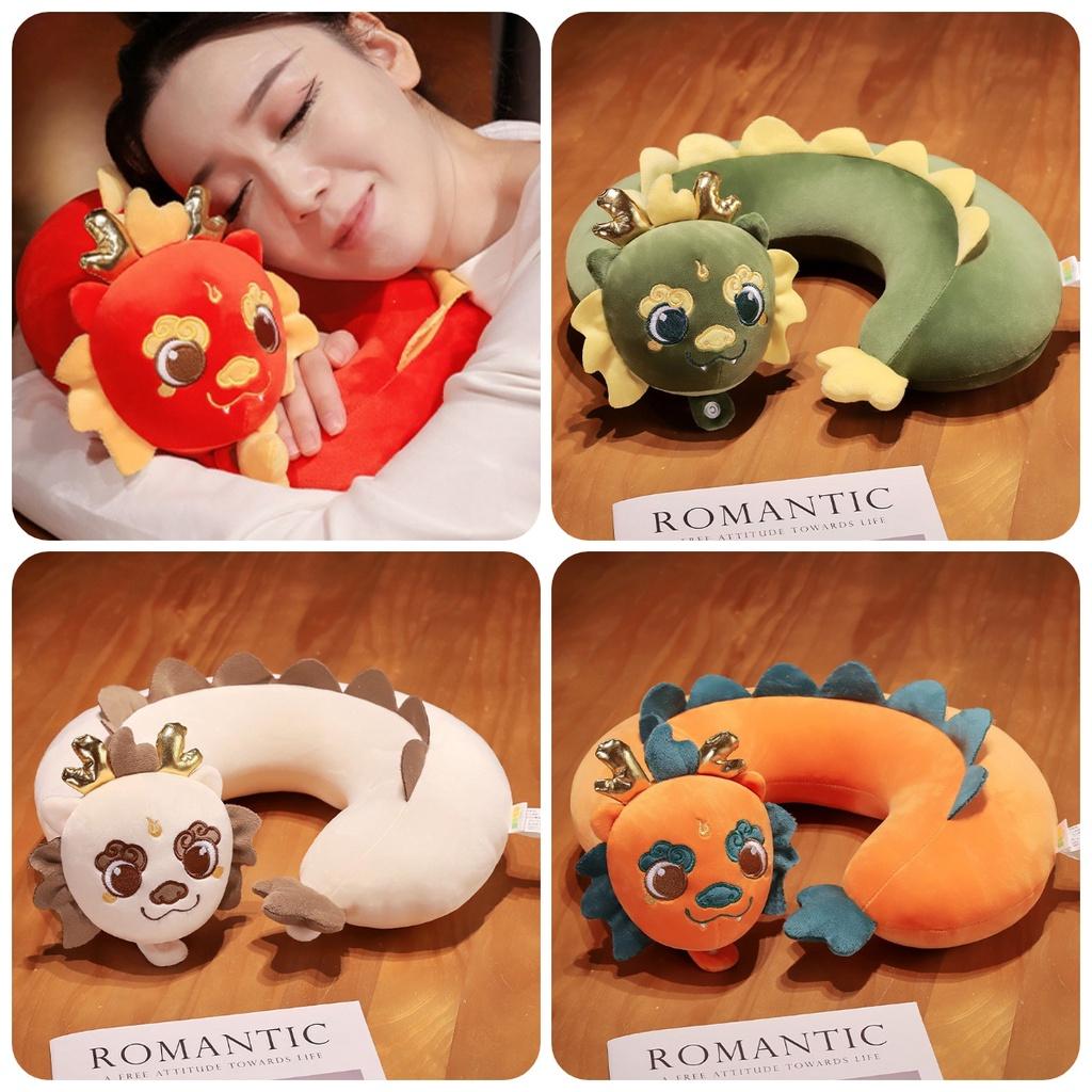 Wholesale Dragon Luck U-shaped Neck Pillow Ideal Gift For New Year And Festivals
