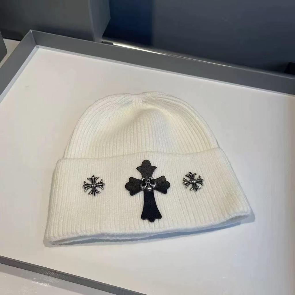 Unisexowa modna dzianinowa czapka beanie z ochroną uszu na jesień i zimę