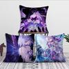 Game Castorice Game Honkai Star Rail cushion cover Pillow Cover Decoration Room Home Sofa living Office Car Nordic Simplicity