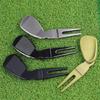 Golfs Balls Pickers Bending Golfs Green Divot Fork Curved Spit Golfs Balls Pickers Green Pitch Mark Repair Tool Golfer