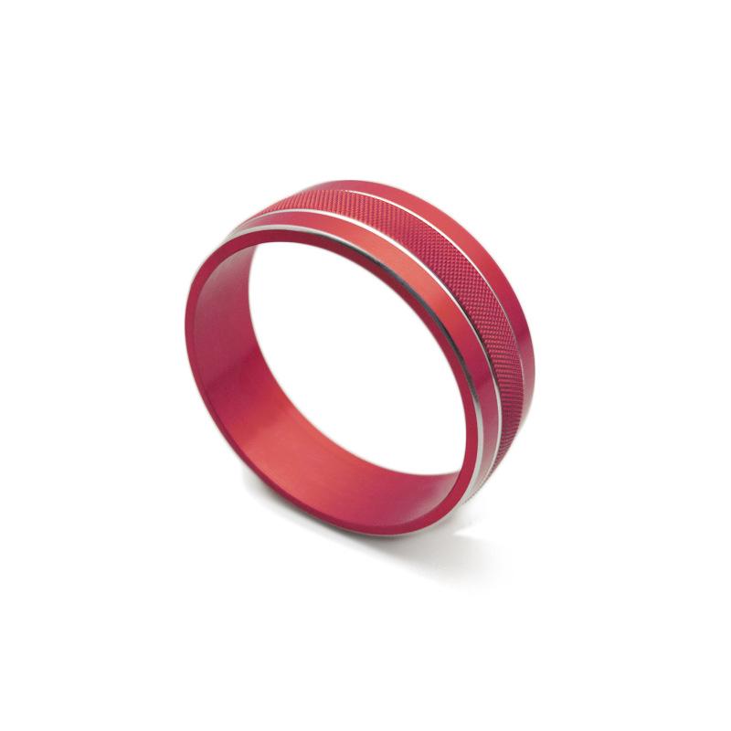 

Air Conditioning Knob Aluminum Gold Ring for 08-14 Dodge Challenger, 11-16 Compass, 08-12 Liberty.