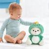 Dinosaur Teddy Bear 30cm Green Plush Dino Stuffed Animal in Dinosaur Costume, Soft Plush Toy for Birthday Christmas Gift