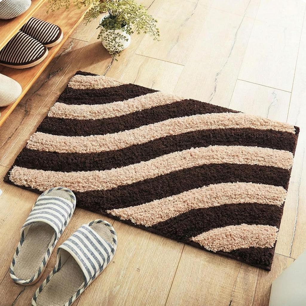 Super Soft Microfiber 2800 GSM Bathroom Mat – Anti Skid, Quick Dry, Water Absorbent, Machine Washable – Floor Mat for Bedroom,