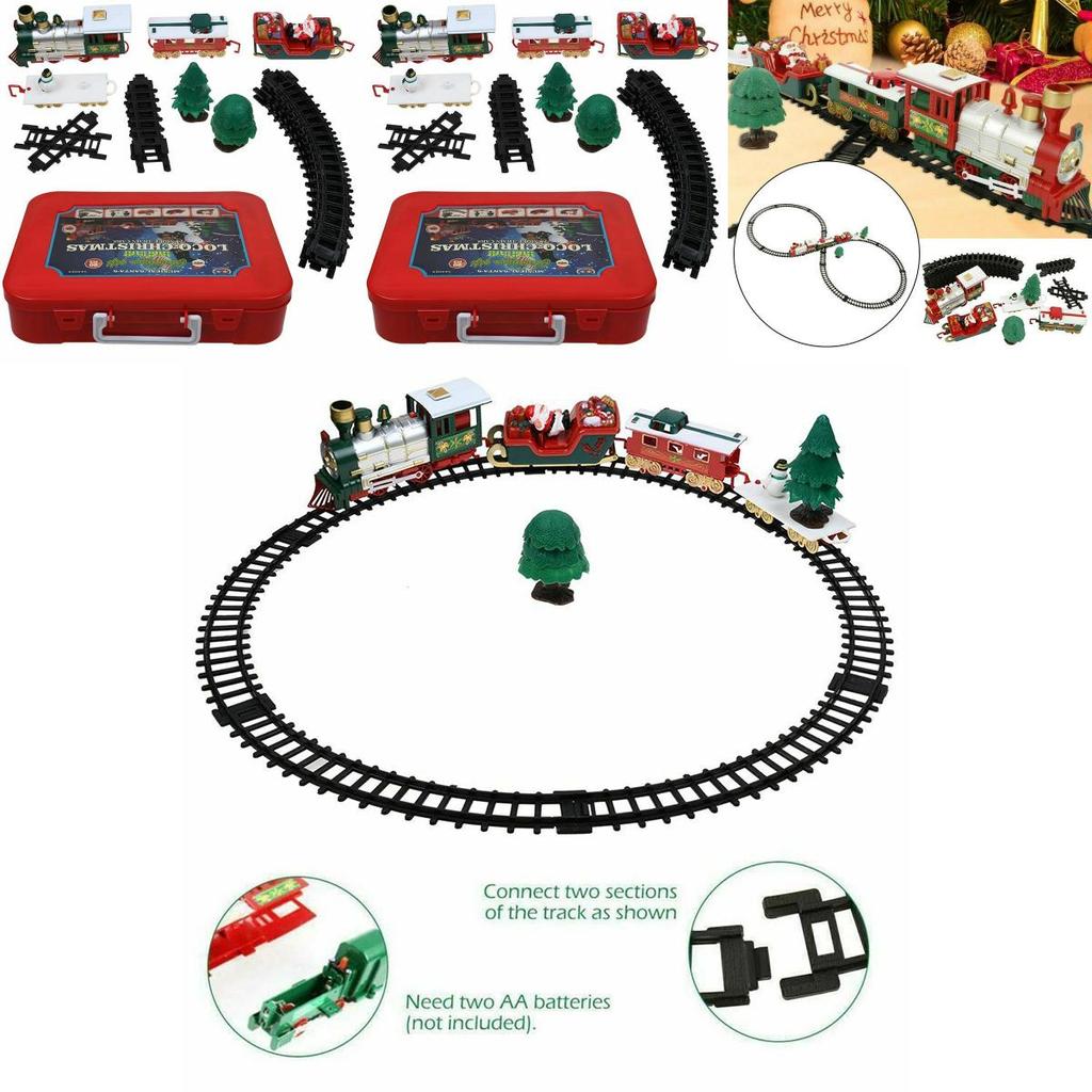 Vibrant Electric Led Musical Train And Track Set For Kids Christmas Gift Home Decor
