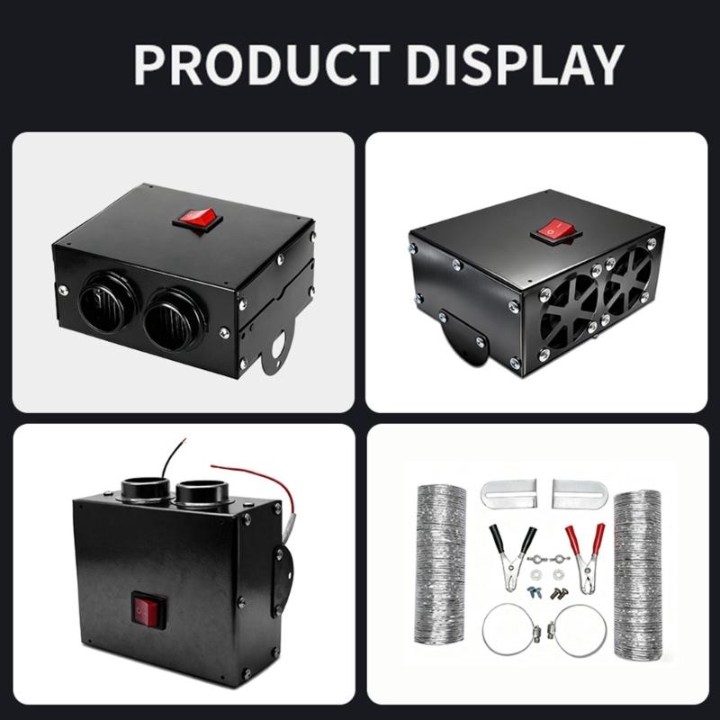 Quick Warm Air Blower For Automotive Use 12/24V Efficient Heating Fast Heating Car Defrost Defogger Small Size
