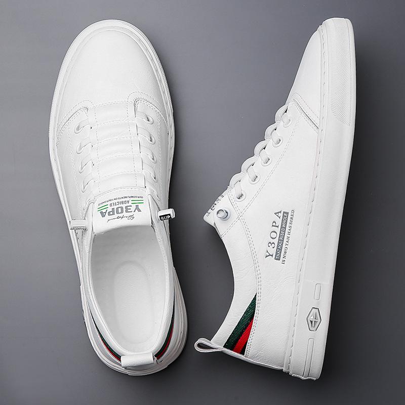 Herrenschuhe Neue Bequeme Lässige Lederschuhe Herren Board Schuhe