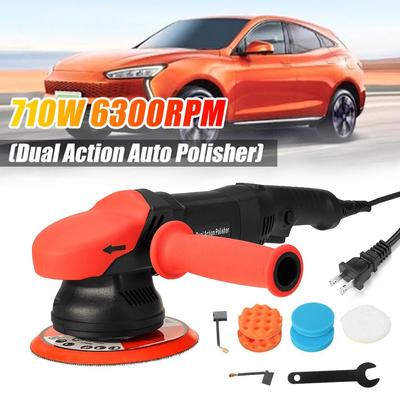 220V 6300rpm Sander Buffing Waxing Machine Electric Car Polishing Machine DA 6 Inch 21mm Dual Action Auto Polisher