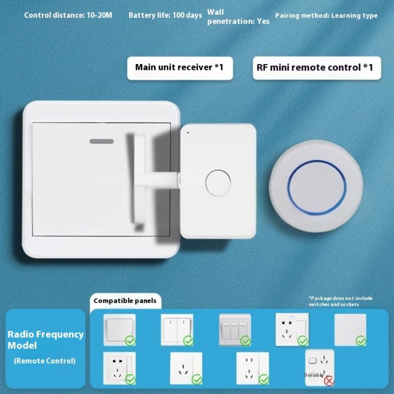 

Беспроводное управление Выключатель света Выключатель Инструмент Автоматический Нажиматель кнопок Интеллектуальный Перезаряжаемый через USB Ленивый Переключатель с дистанционным управлением