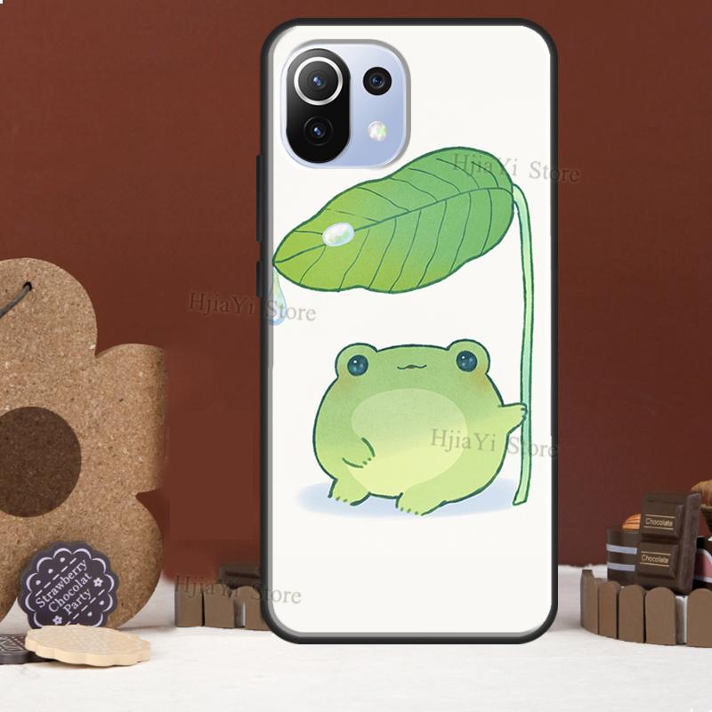 

Милый чехол для телефона с зеленой лягушкой для Xiaomi Mi 11 Lite 11Ultra 9T 10T 11T Pro POCO M3 M4 X3 Pro F3, чехол Mi 9