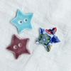 Handmade Ceramic Star Button: DIY Jewelry & Clothing Accessory