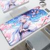 Anime Genshin Impact Office Long Deskmat Cute Furina Game Antislip Mousepad Large Computer Keyboard Mat HD Print Rubber Cushion