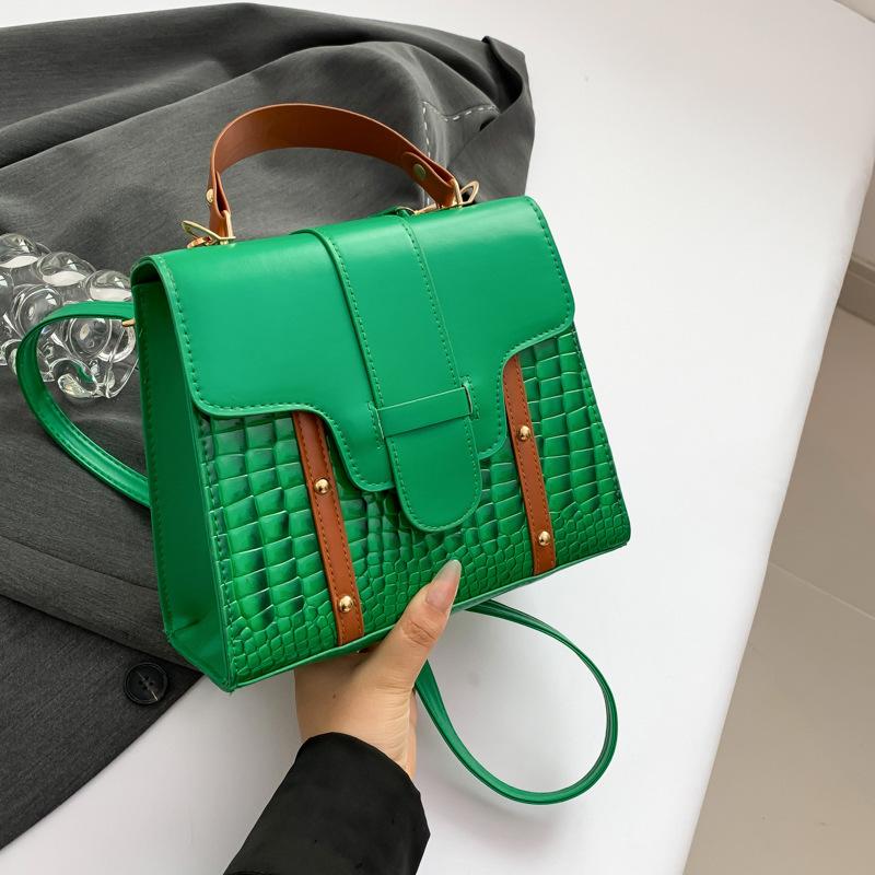 Handbag Simple Fashion Shoulder Bag Simple Messenger Women's Bag 2025 New Model New Casual Fashion Small Square Bag