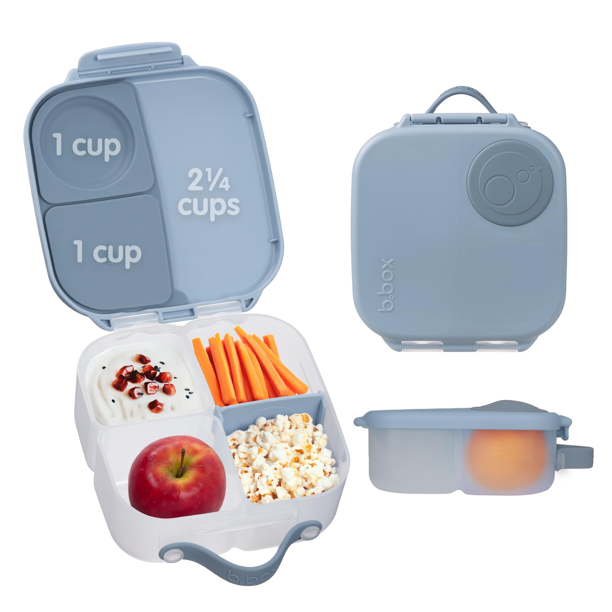 

Ланч-бокс 1 л Десертные порции Детский Взрослый Безопасный для посудомоечной машины Оригинальный Ланч b.box Герметичный 1-2 [Продукт b.box] [Мини-бокс]