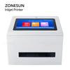 ZONESUN ZS-TIP127 Digital 12.7mm QR Barcode Logo Printer Tabletop Inkjet Date Coding Machine Portable Batch Expiry Serial Number