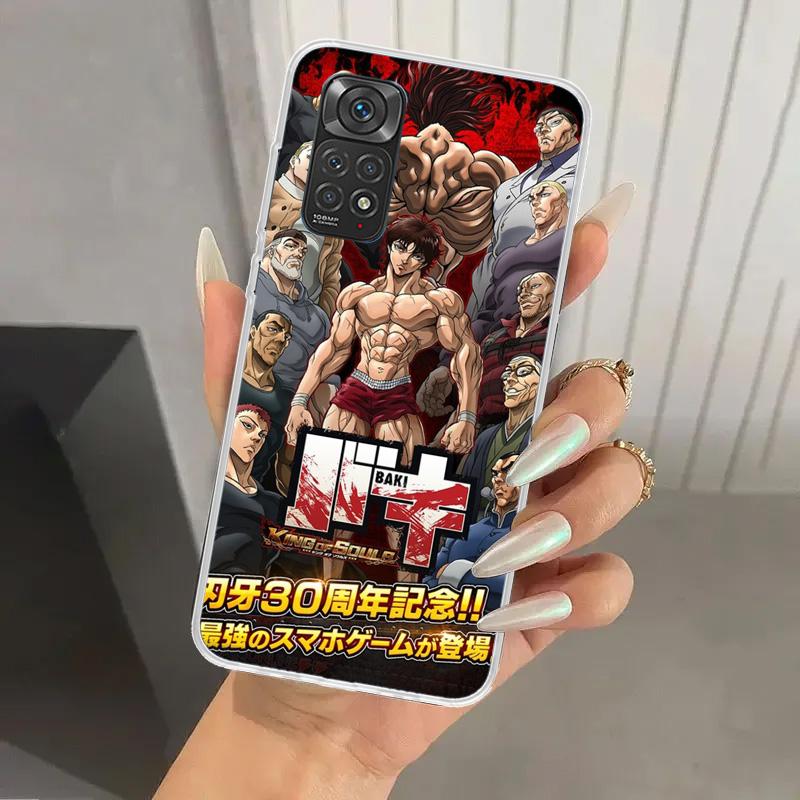 Baki the Grappler Original Anime Phone Case for Xiaomi Redmi Note 15 14 14S 13 12S 12 Pro 11S 11 Plus 11T 11E 10S Soft Funda Pri