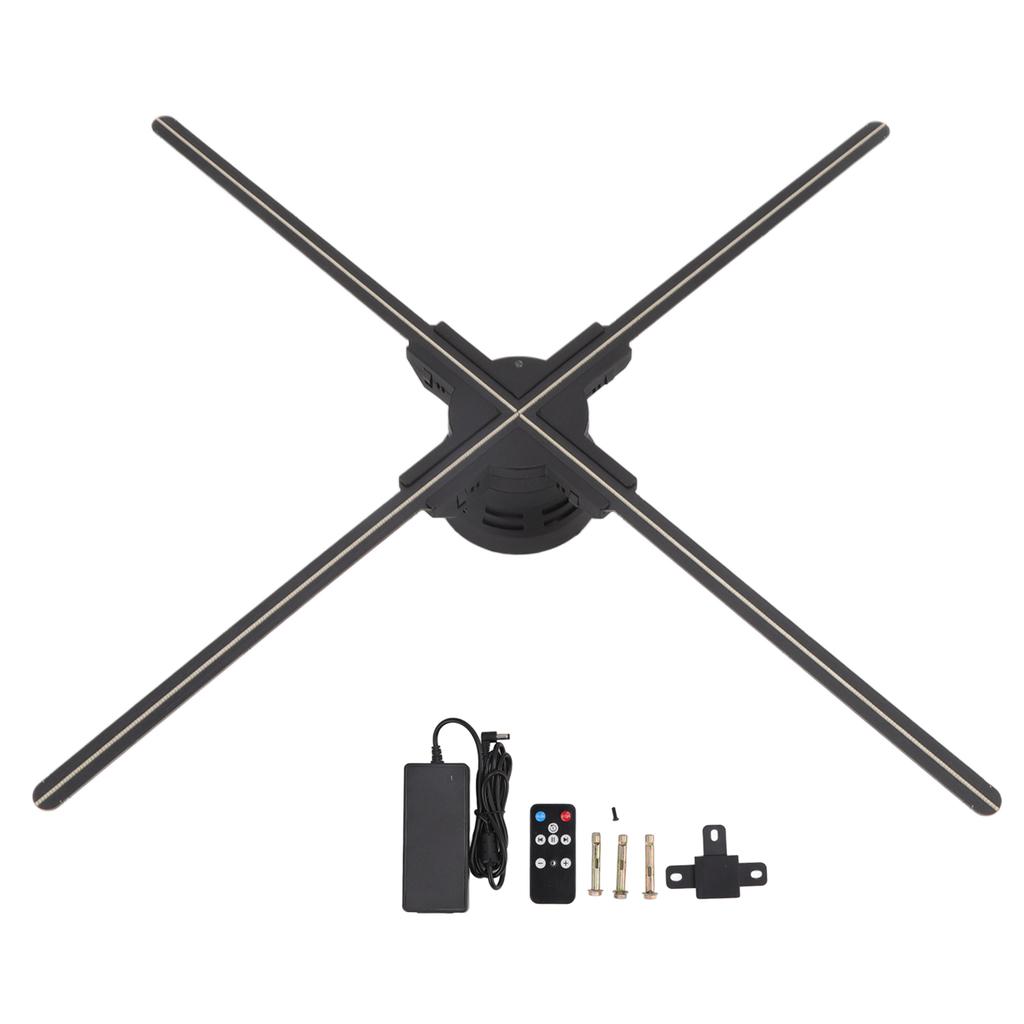 3D Hologram Fan 1600x672 Wifi App Control 22.05 Inch for Exhibitions Shops Bar 100?240V UK Plug