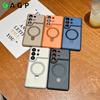 S26Ultra Case Luxury Bracket Holder Stand for Magsafe Case for Samsung Galaxy S26 Ultra S26Plus Magnetic Double Color Cover