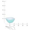 Plastic Bowl Square Munar 19 X 19 X 9 Cm Mint