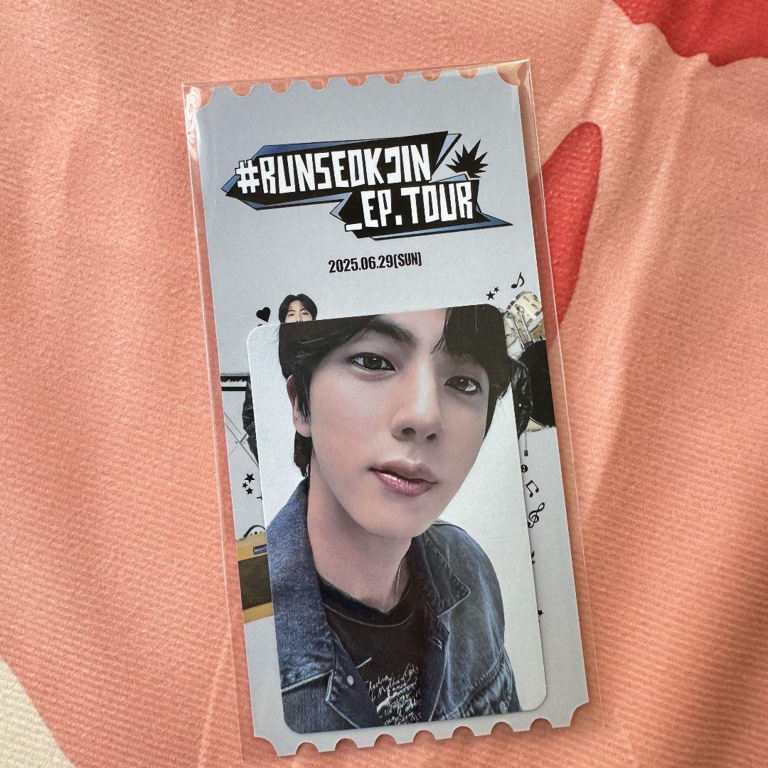 

[USED] 6/29 RUNSEOKJIN_EP.TOUR LIVE plan Jin trading card