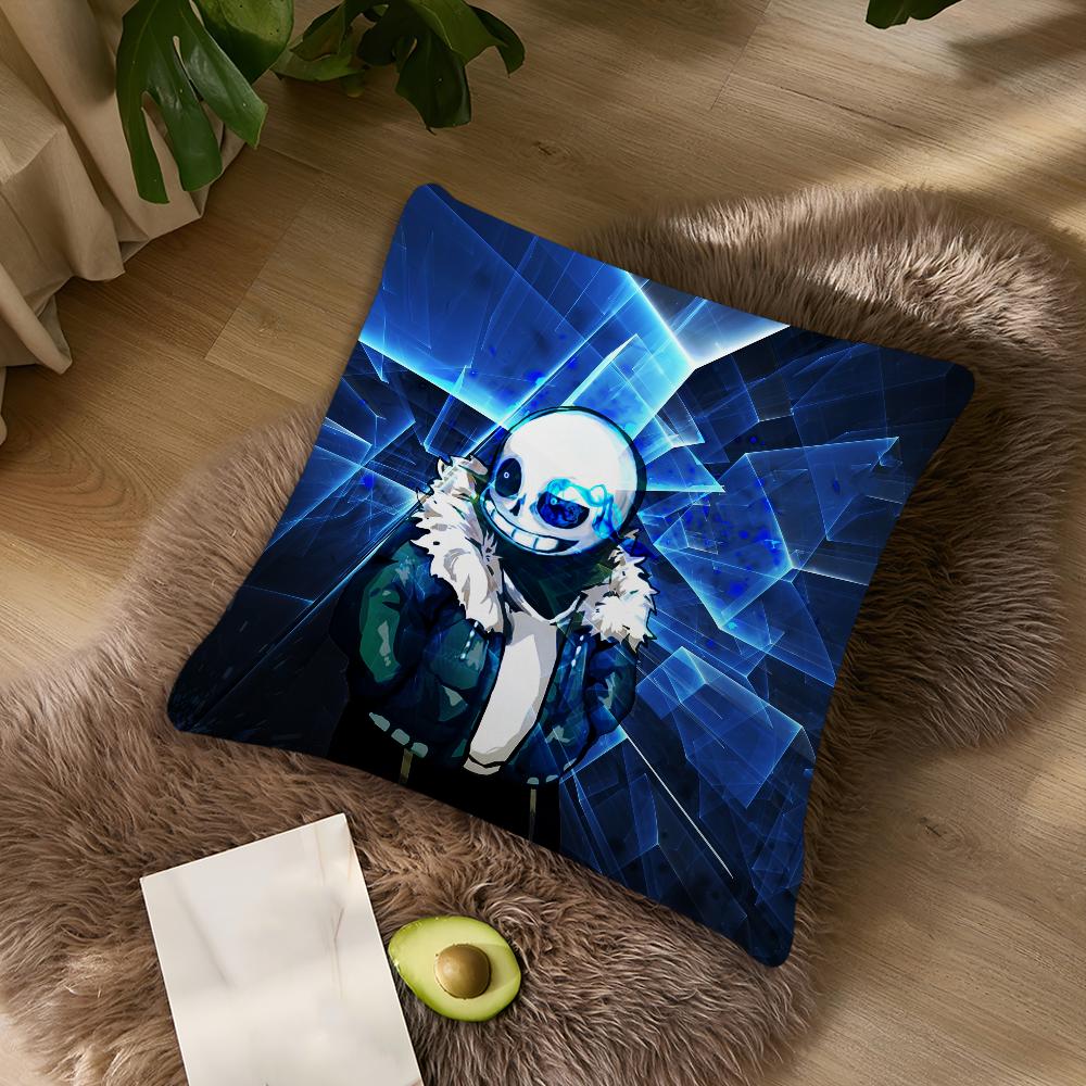 Cool Game Undertale Sans cushion cover For Bedroom Car Coffee Shop Room and Living Room Sofa Decorative PillowCover