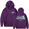 Girls Winter Hoodie Fleece Lined Loose Fit Printed Sweatshirt Streetwear