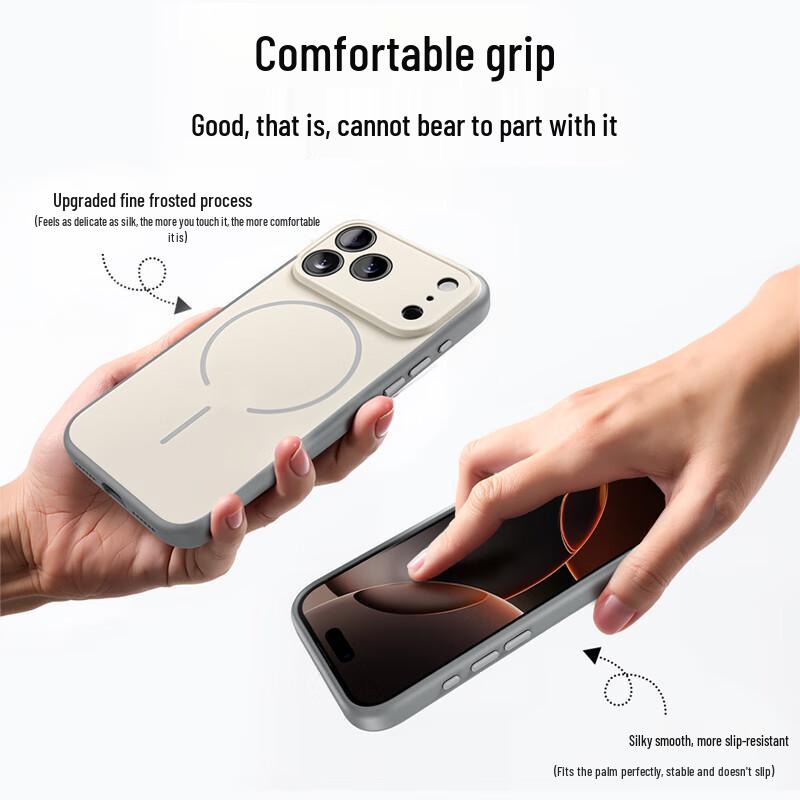 Ultra-Thin Frosted MagSafe Case for iPhone 17