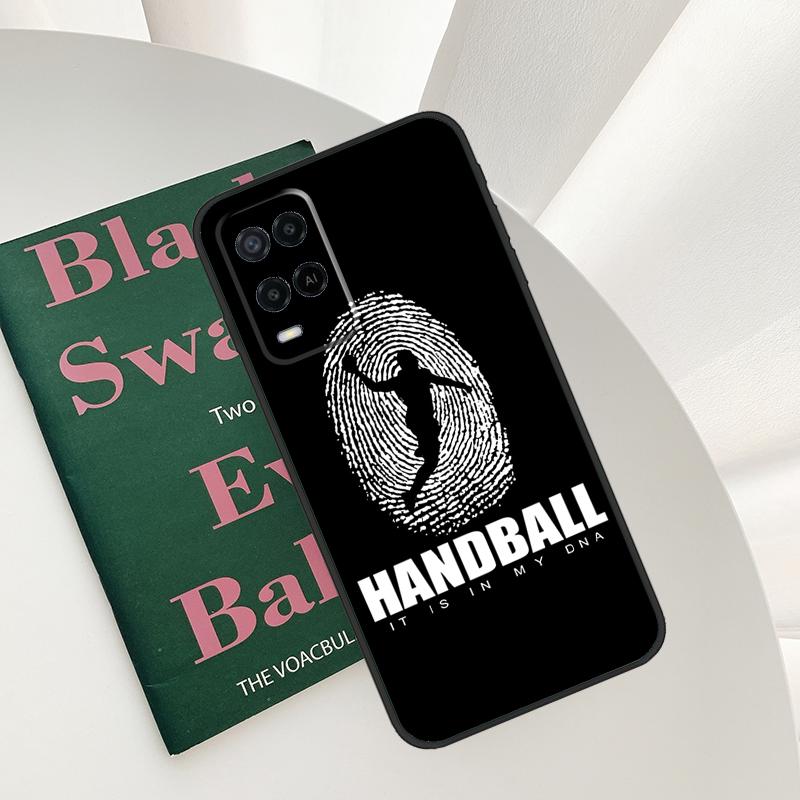 Stylish Playing Handball For OPPO A98 A78 A18 A38 A58 A5 A6 Pro A15 A17 A57 A16 A76 A96 A54 A74 A94 A40 A60 A80 Case