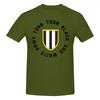 Lustiges Toon Toon Schwarz-Weiß Armee Newcastle Unisex Gedrucktes T-Shirt Unisex T-Shirt Baumwolle