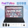 Pad 7 Ultra 10.1-inch Tablet PC with Call Support, Dual SIM, Dual Standby, 16GB+1TB Available