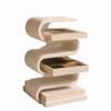 Multi-layer Book Shelf 3D Printed Desk Storage Rack Home Decor Vertical Book Holder  Bedside Table