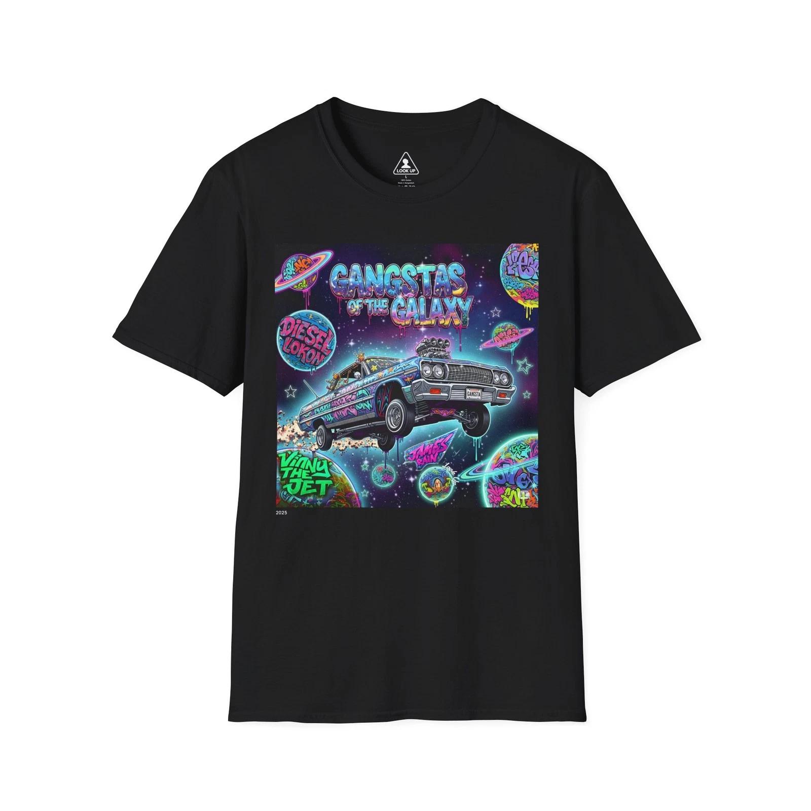 Vinny The Jet Gangster s of the Galaxy Promo T-Shirt, Retro Tee, 1st Print 4XL