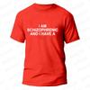 I Am Schizophrenic and I Have A Gun Men Women T Shirt Funny Graphic Streetwears Unisex Summer Short Sleeve Fashion Tee T-shirts