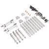 Suitable for MN model 1/12 MN168 MN78 RC Car metal upgrade external spring shock absorber fixed rod parts accessories