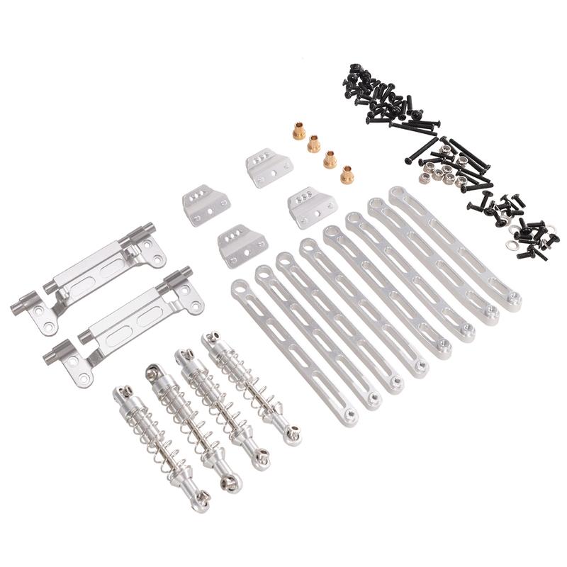 Suitable for MN model 1/12 MN168 MN78 RC Car metal upgrade external spring shock absorber fixed rod parts accessories