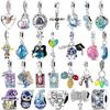 Copper Tarot Charms Beads Inlaid Zirconium Cz Pave Owl Penguin Graduation Dangle Fit Bangle Bracelet Diy Jewelry
