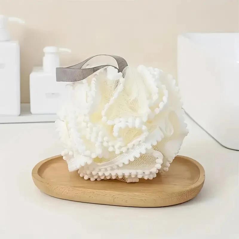 New Foam Sponge Stick Body Soft Shower Flower Tennis Skin Cleaning Tool Bathtub Ball Bathroom Accessories