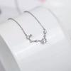 Beixi S925 Sterling Silver Constellation Necklace - Shiny Galaxy Symbol Clavicle Chain