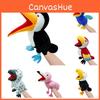 New Cross-border Bird Animal Hand Puppet Large Beak Parrot Toy For Soothing Kids Wholesale Eagle Doll
