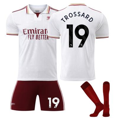 2025-26 Arsenal 2nd Away #19 TROSSARD Sport Training Jersey Set with Socks Teens Kids Adults Football Kits