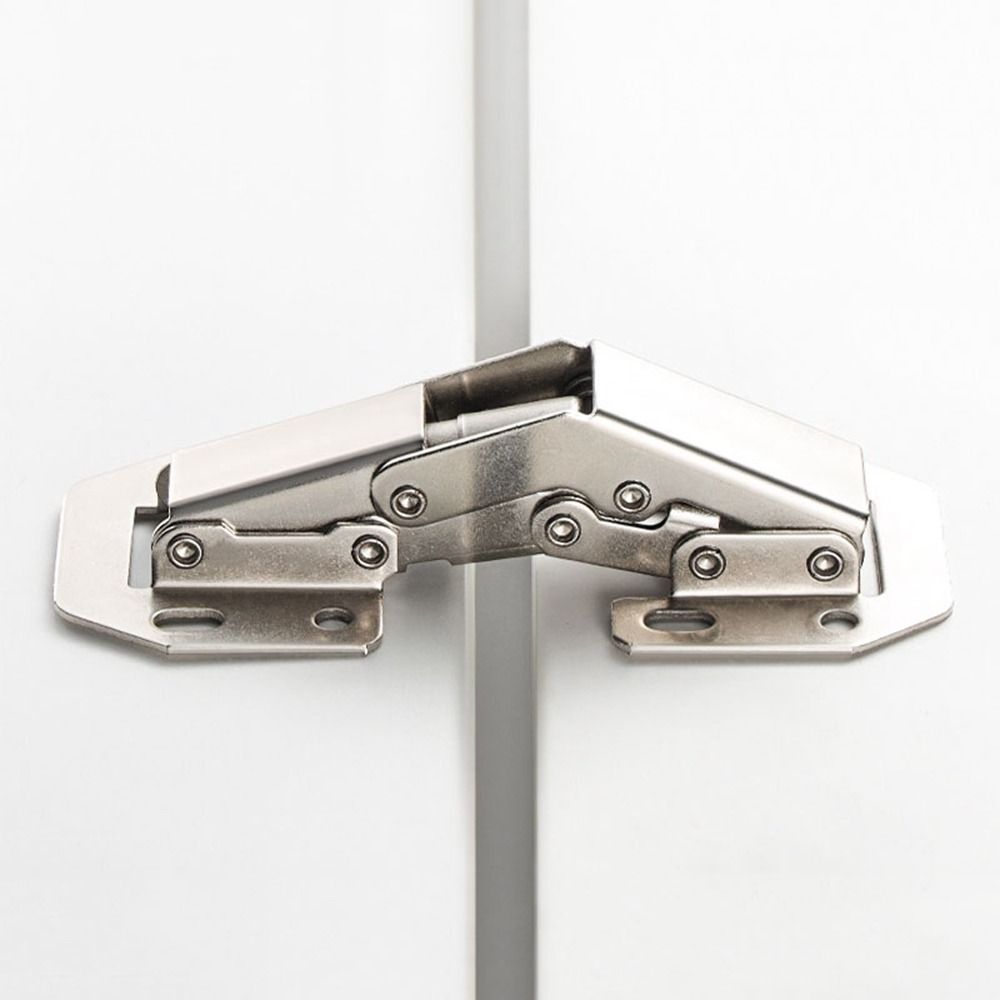 Stainless Steel Cabinet Door Hinges No Punching Door Concealed Hinges  Furniture