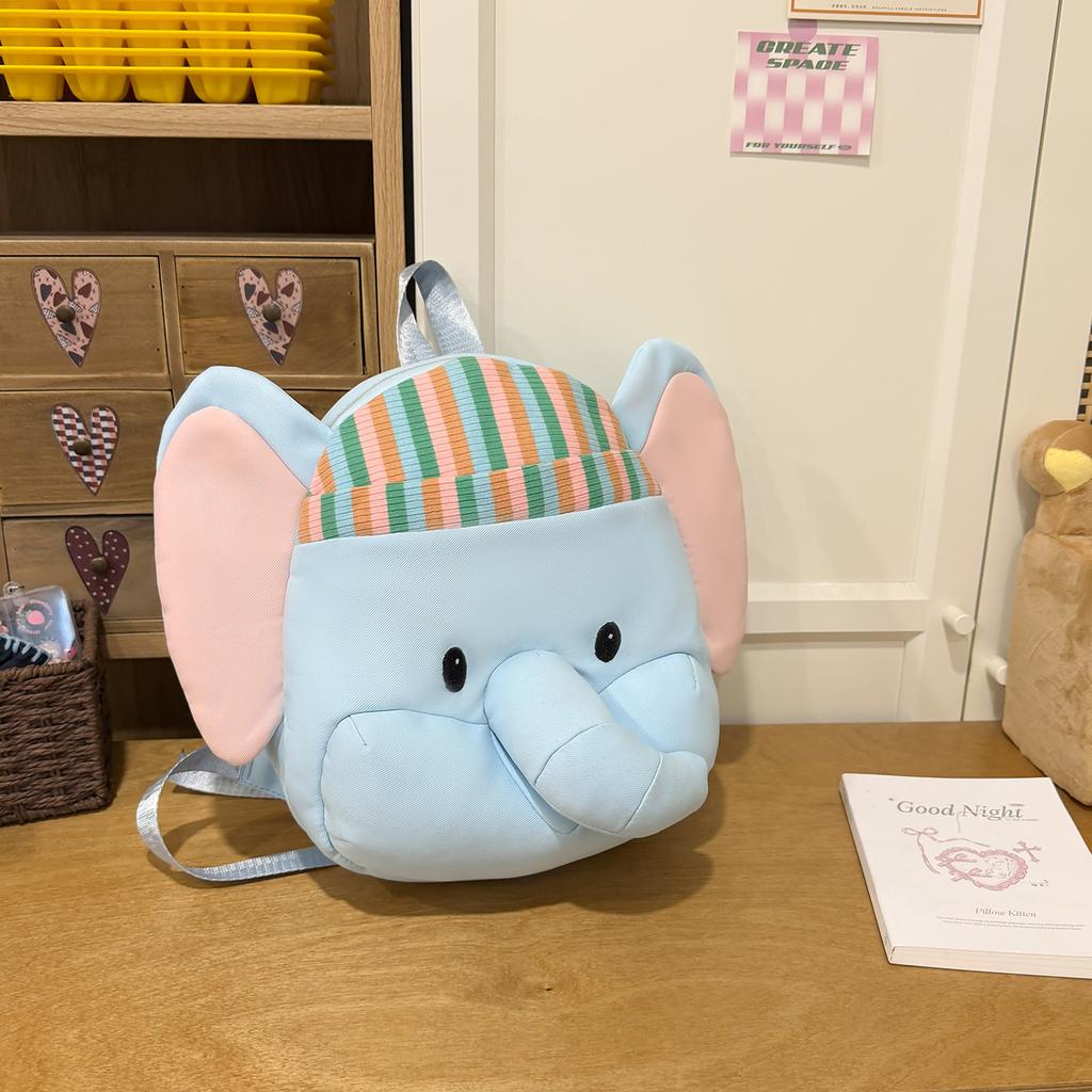 Schultasche1011 Cartoon-Elefant große Kapazität niedlicher Rucksack neuer hochwertiger Kinder-Reiserucksack