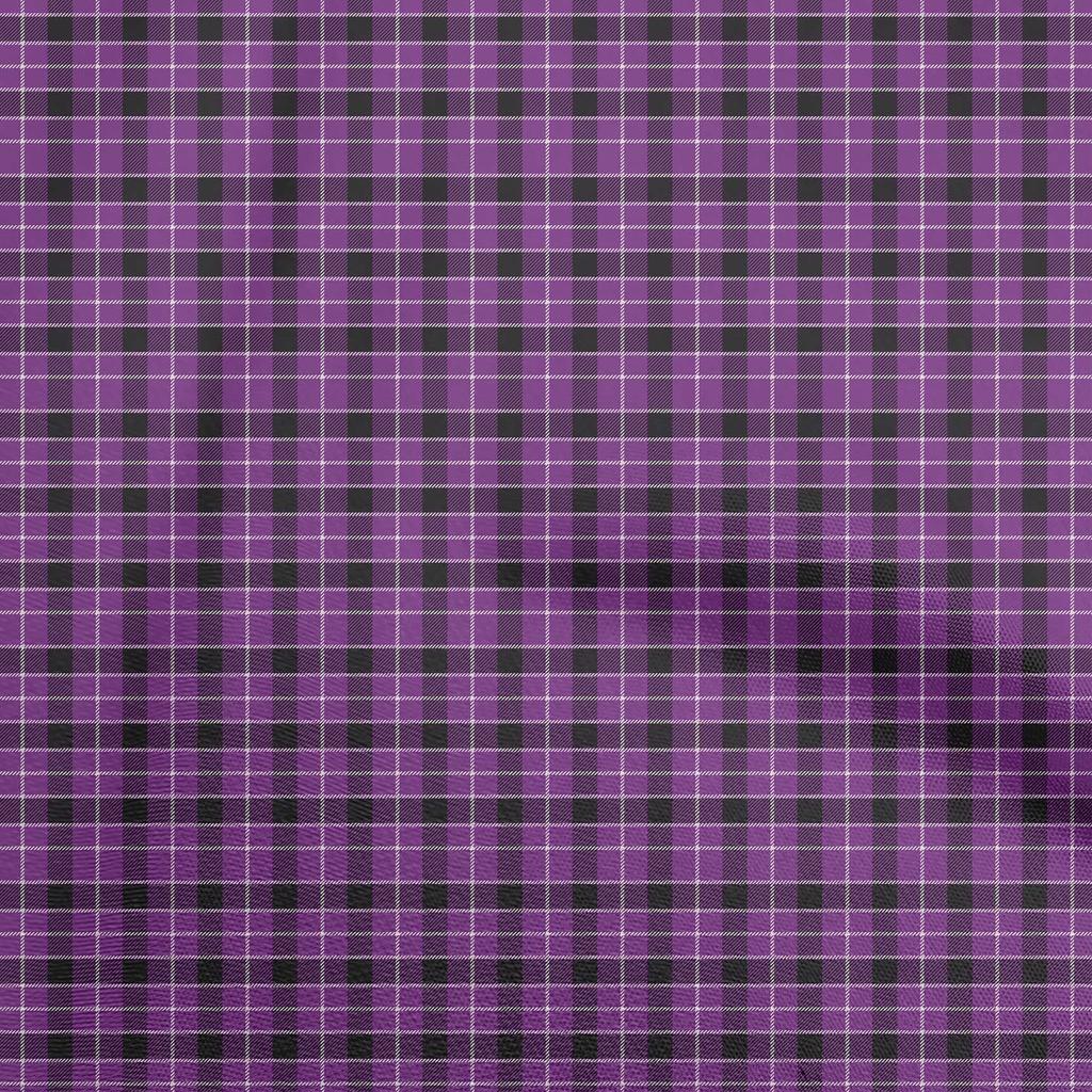 oneOone Cotton Flex Green Fabric Check Sewing Material Print Fabric By The Yard 40 Inch