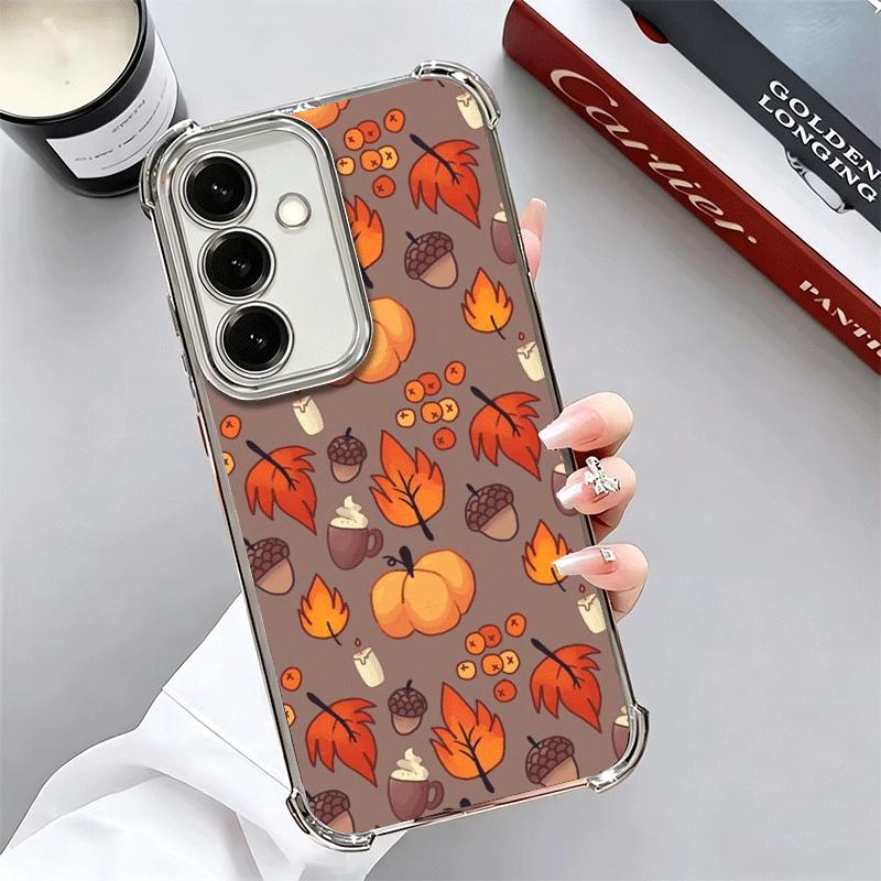 

Pumpkin Happy Fall Autumn Soft Phone Case For Samsung A17 A27 A07 A37 A57 A16 A56 A15 A55 A14 A54 A13 A53 A26 A36 A25 A35 A24 A3 Samsung A13